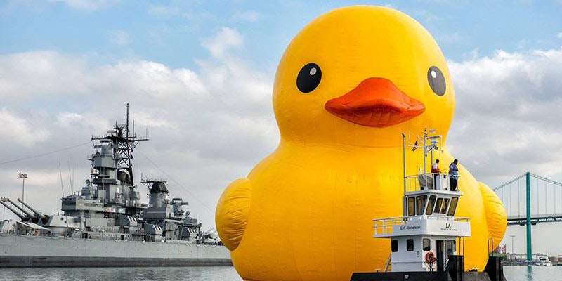 رویدادها | بزرگترین اردک دنیا آخر هفته در هاربورفرانت