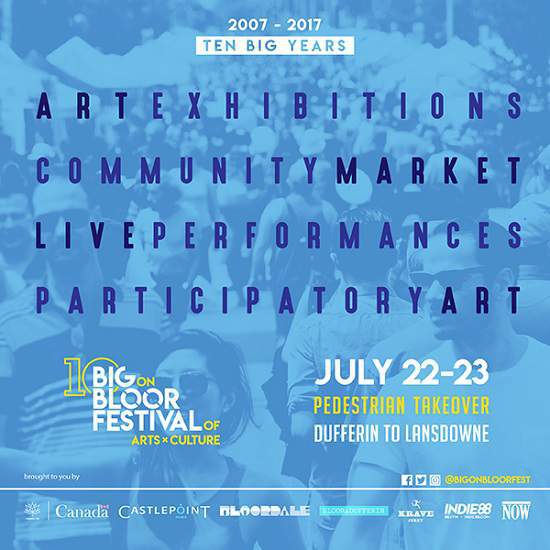 رویدادها | فستیوال BIG on Bloor از 22 تا 23 جولای در تورنتو
