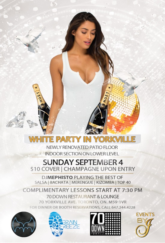 تورنتو | مهمانی با لباس سفید،4 سپتامبر