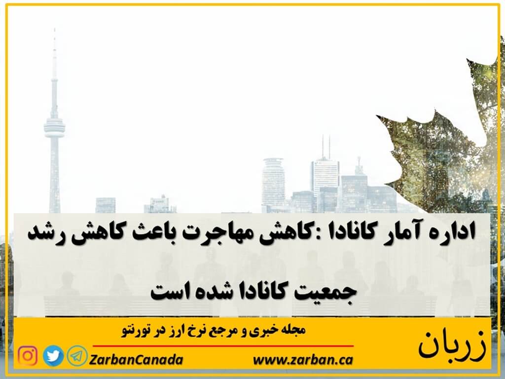 جمعیت کانادا در سه‌ماهه نخست سال جاری با کاهش ۰.۱ درصدی مواجه شده است