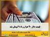 امروز قیمت هر اسکناس دلار ۴۱ هزار و ۳۰۲ تومان و قیمت حواله دلار ۳۷ هزار و ۵۴۷ تومان اعلام شد.